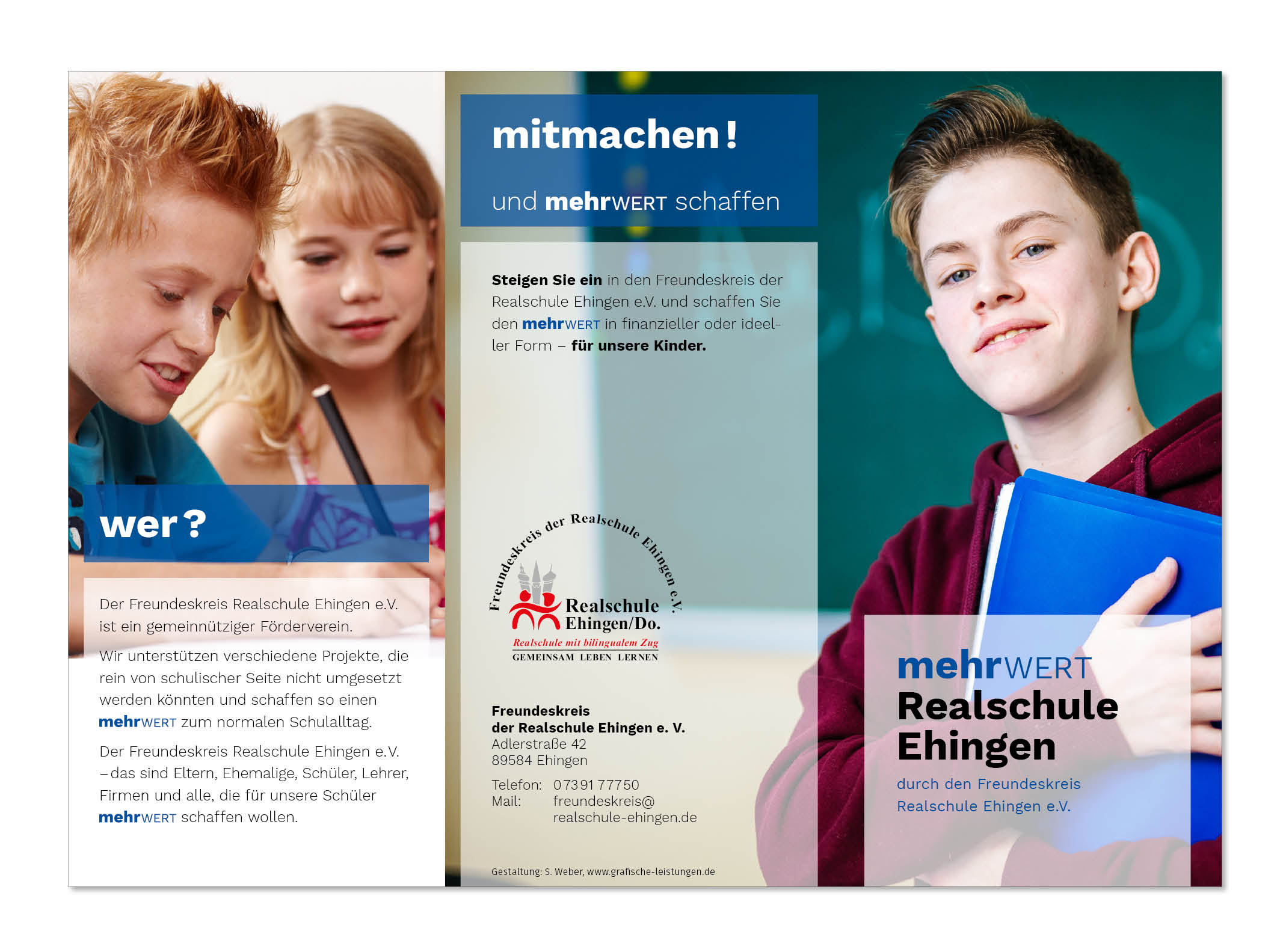 Infoflyer Freundeskreis Realschule Ehingen
